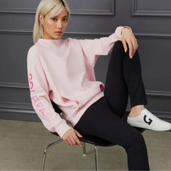 G/FORE Womens Golf Fast Mock Neck French Terry Sweater - Picture 11 of 12